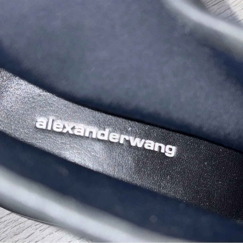 Alexander Wang Black Leather Ankle Chelsea Boots